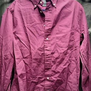 Gorman vintage Men's Classic burgundy Shirt